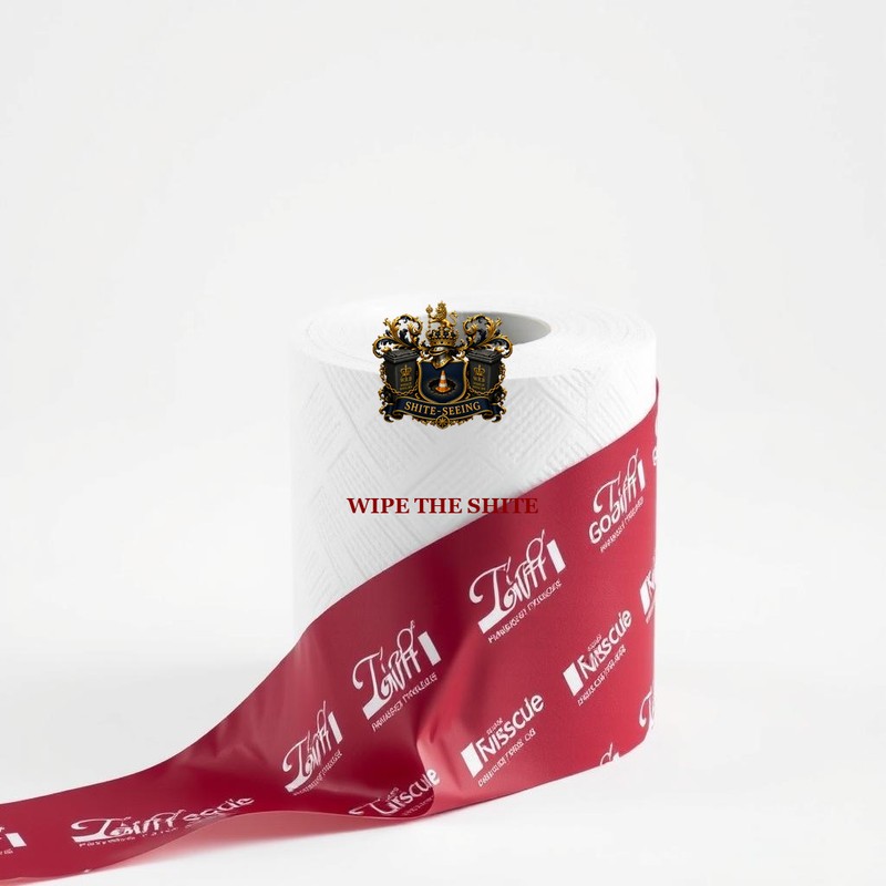 Wipe the Shite Toilet Paper — novelty toilet paper with Shiteseeing branding